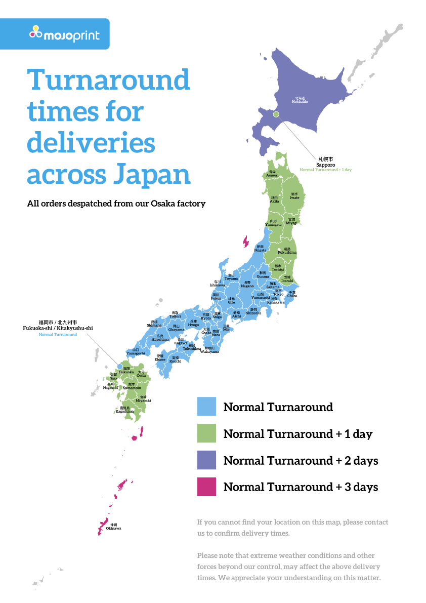 Delivery Schedule Map