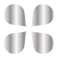 Silver color ink icon